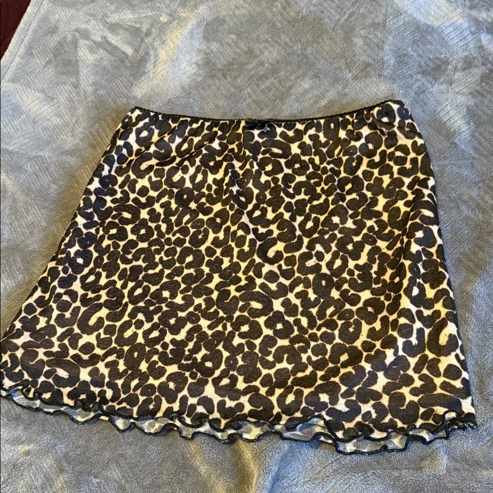 Wild Fable Animal Print Mini Skirt